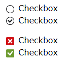 Radio-Buttons und Checkboxen per CSS gestalten