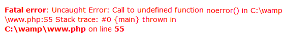 Vermeidung von PHP-Fehlermeldungen