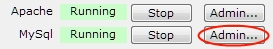 XAMPP Control Panel