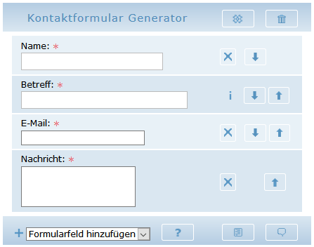 Kontaktformular Generator